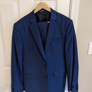 Slim Fit Blue Suit